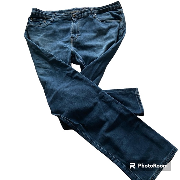 AG Adriano Goldschmied Men’s Everett Slim Straight Jeans 38x32 - EUC - Picture 1 of 9